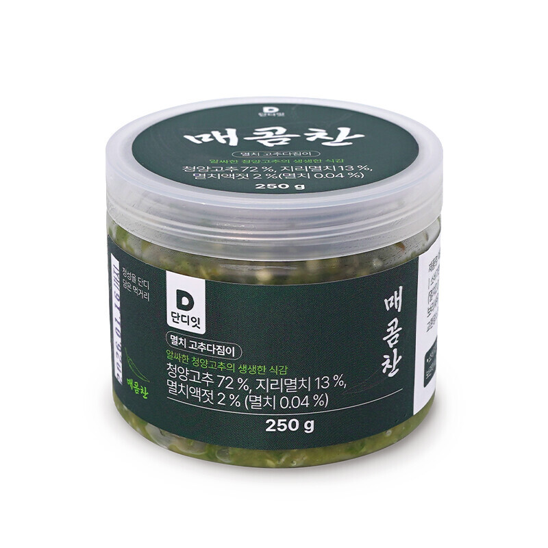 강원더몰,단디잇 매콤찬 멸치 고추다짐이 250g
