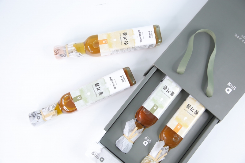 단디담음,혁신전용)[2구선물세트]단디잇 100%국산 저온착유 참기름&들기름 250ml