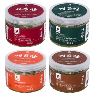 혁신전용)단디잇 매콤찬 고추다짐이 4종 250g
